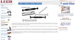 Desktop Screenshot of lecoplastics.com